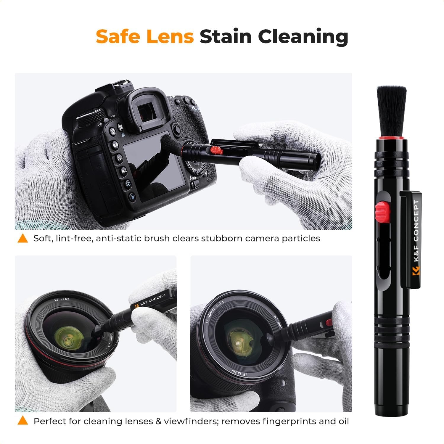 10-in-1 Camera Cleaning Kit with Air Blower, Lens Pen and Lens Cleaner