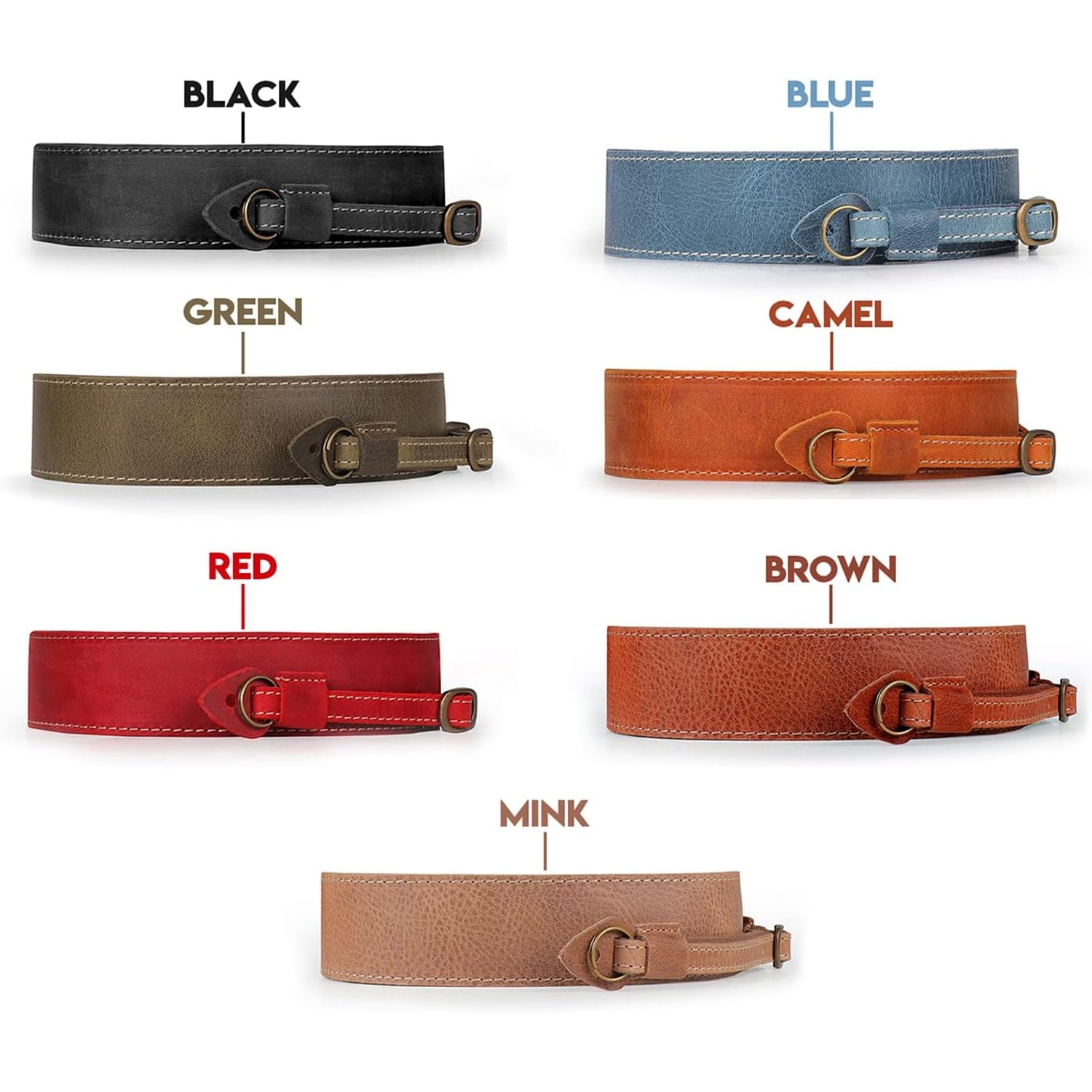 Genuine Leather Camera Neck Strap