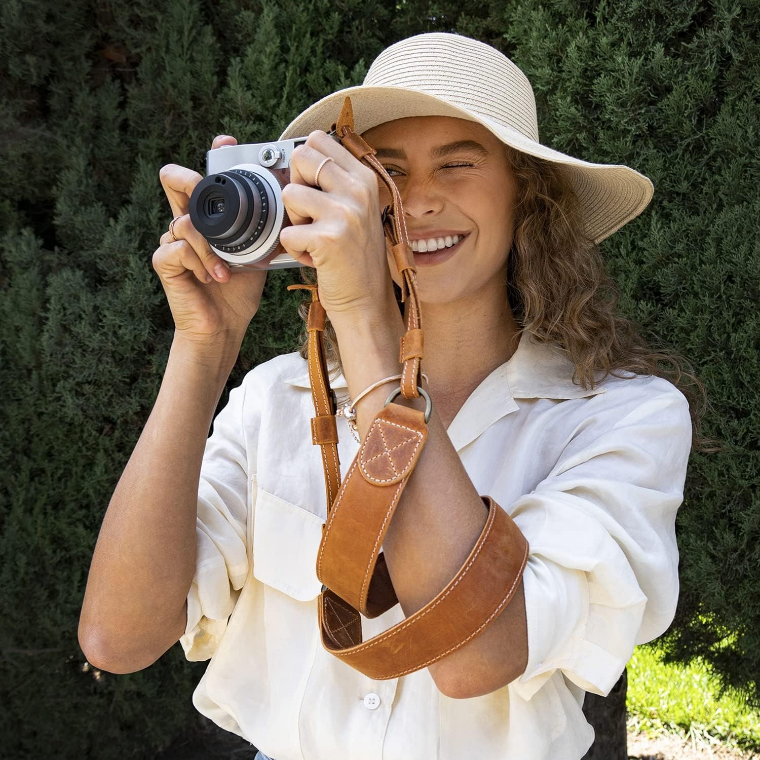 Genuine Leather Camera Neck Strap