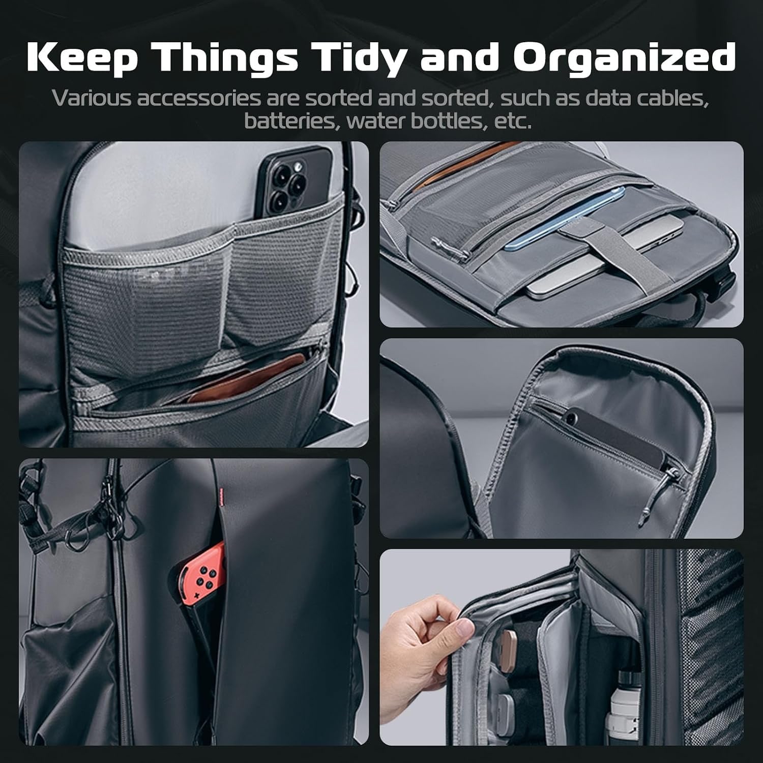 22L Camera Backpack with Laptop Sleeve