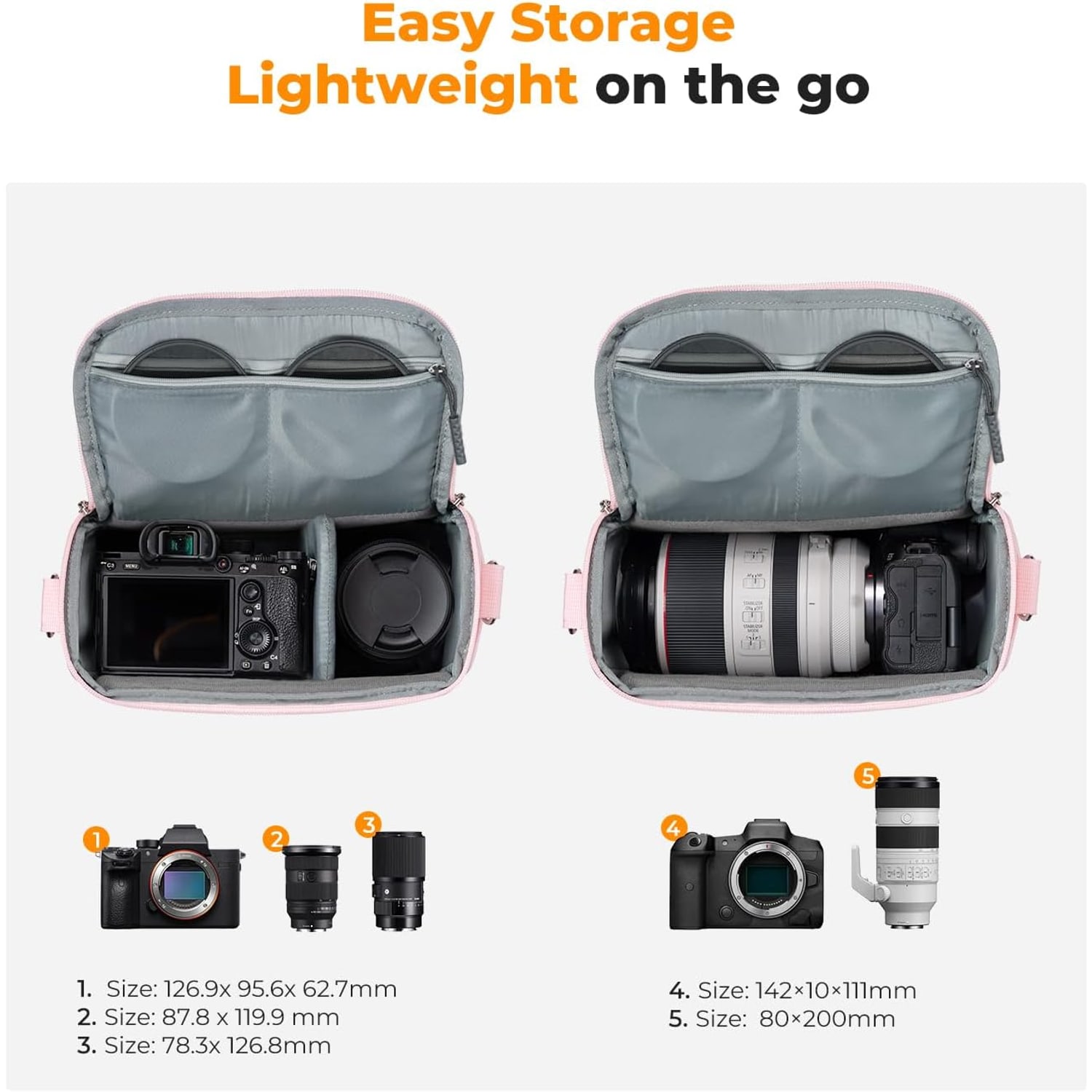 5L Camera Shoulder Bag with Removable Divider: image 2