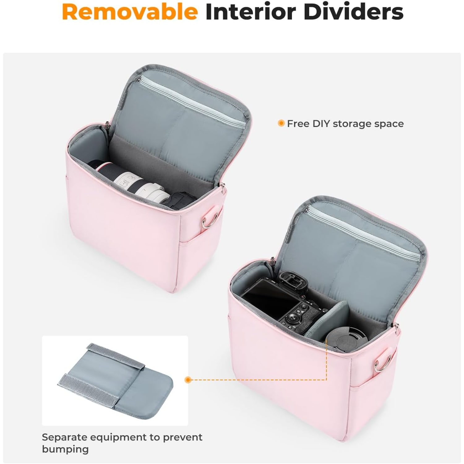 5L Camera Shoulder Bag with Removable Divider: image 3