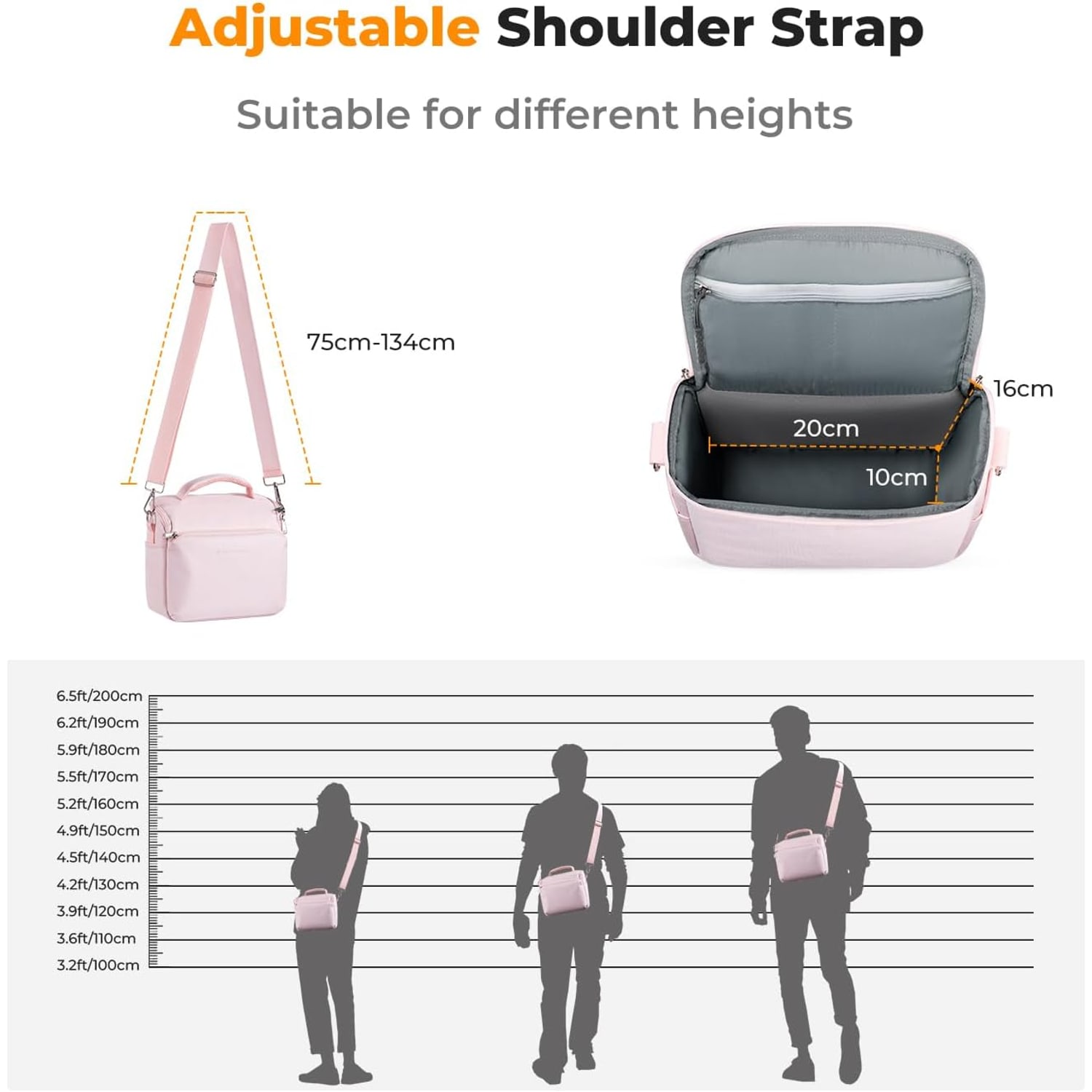 5L Camera Shoulder Bag with Removable Divider: image 6