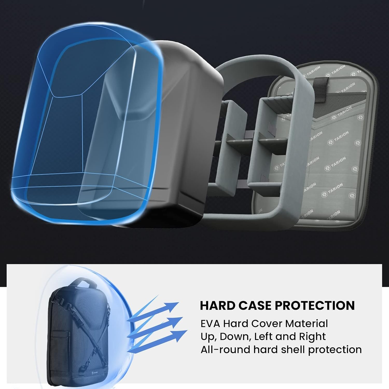 Hard Shell Camera Backpack Case