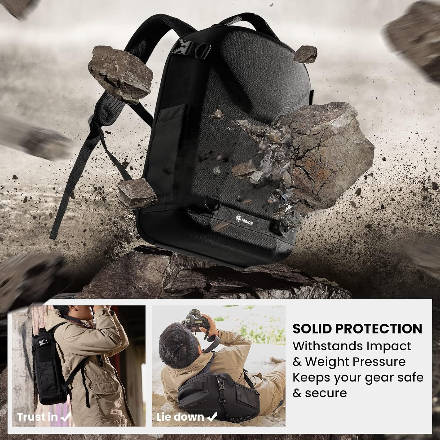 Hard Shell Camera Backpack Case