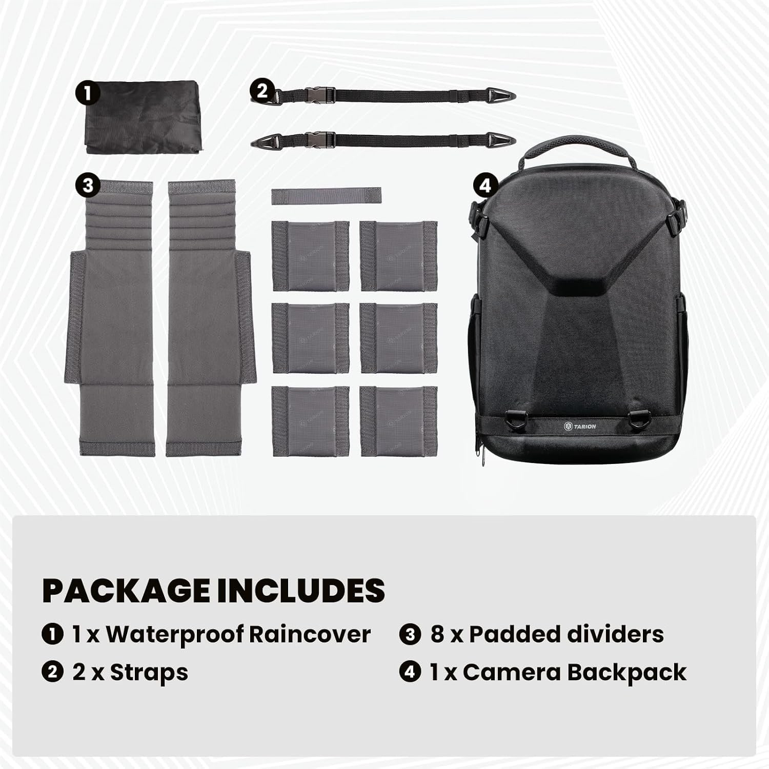Hard Shell Camera Backpack Case