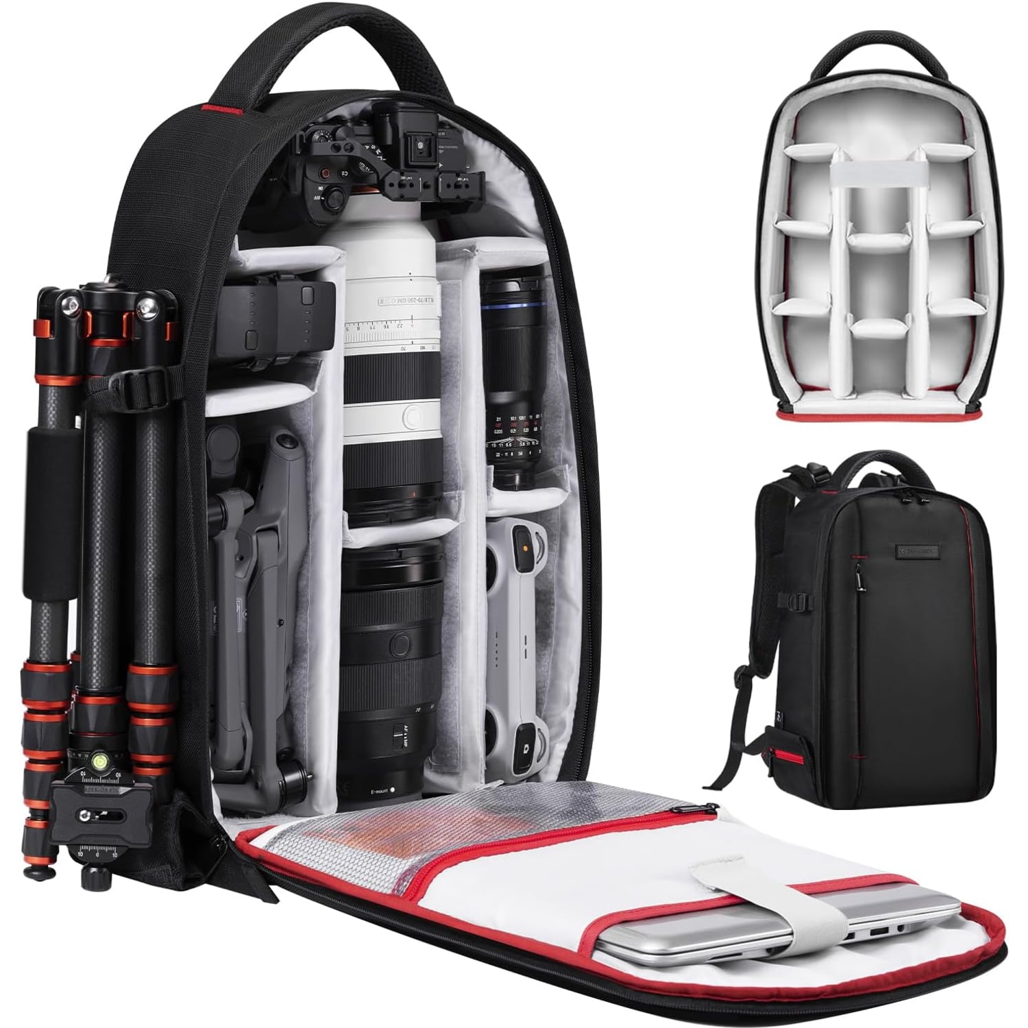 Lightweight 16L Camera Backpack with Laptop Sleeve: image 1