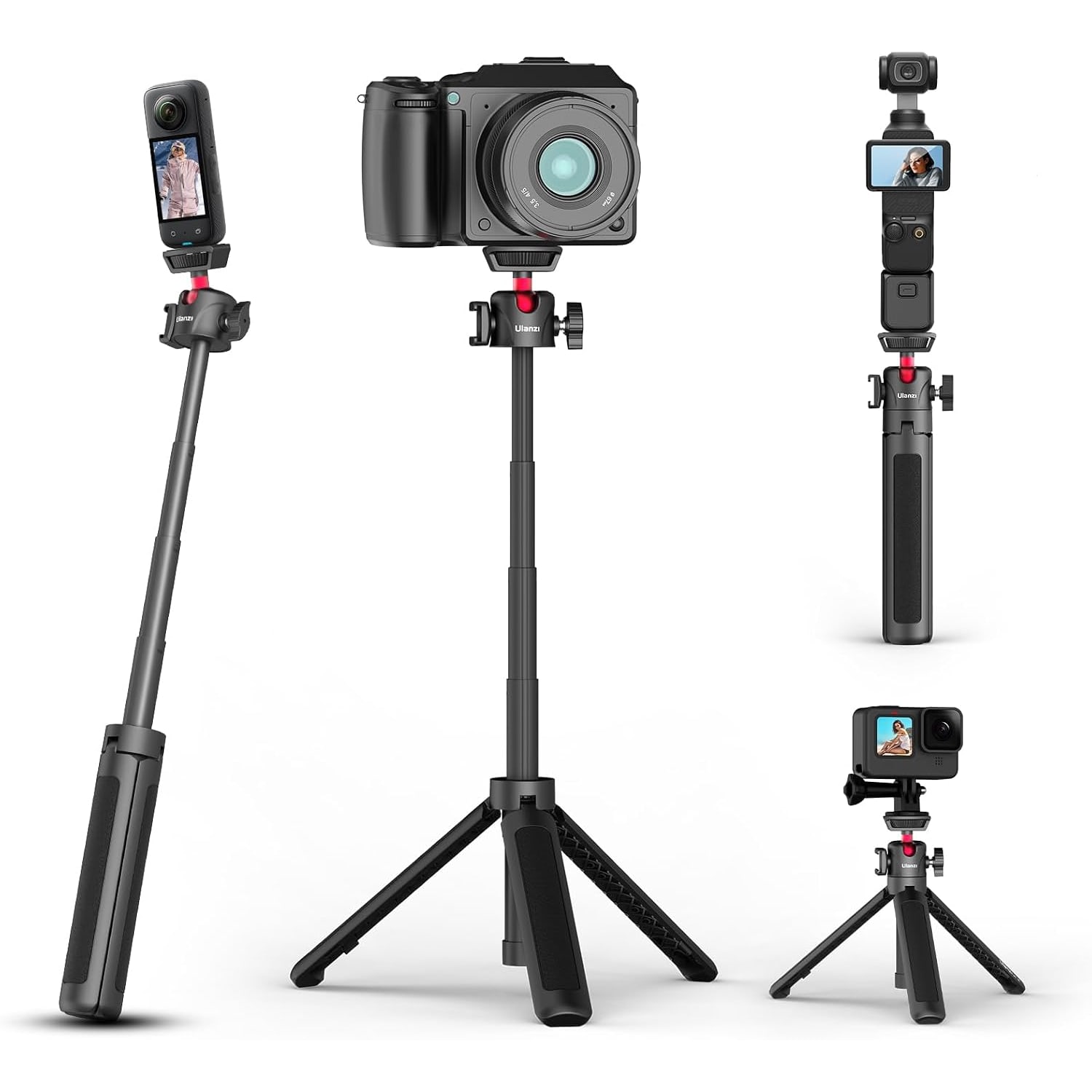 Mini Extendable Tripod with 360 Ball Head and Cold Shoe: image 8