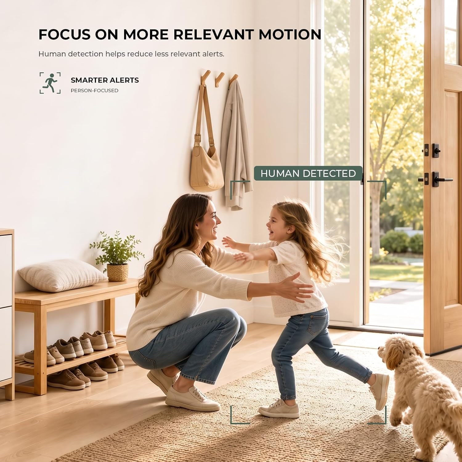 2K Indoor Security Camera with Pan and Tilt