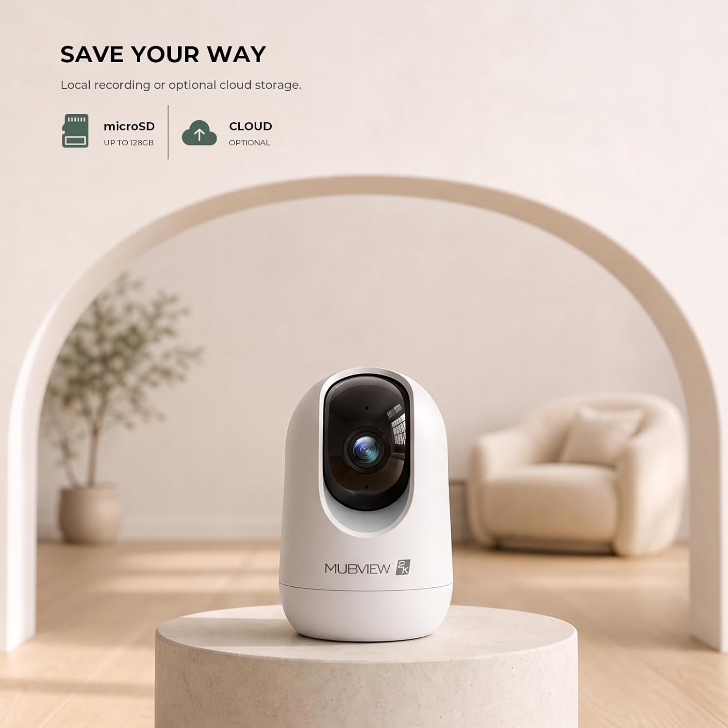 2K Indoor Security Camera with Pan and Tilt: image 8