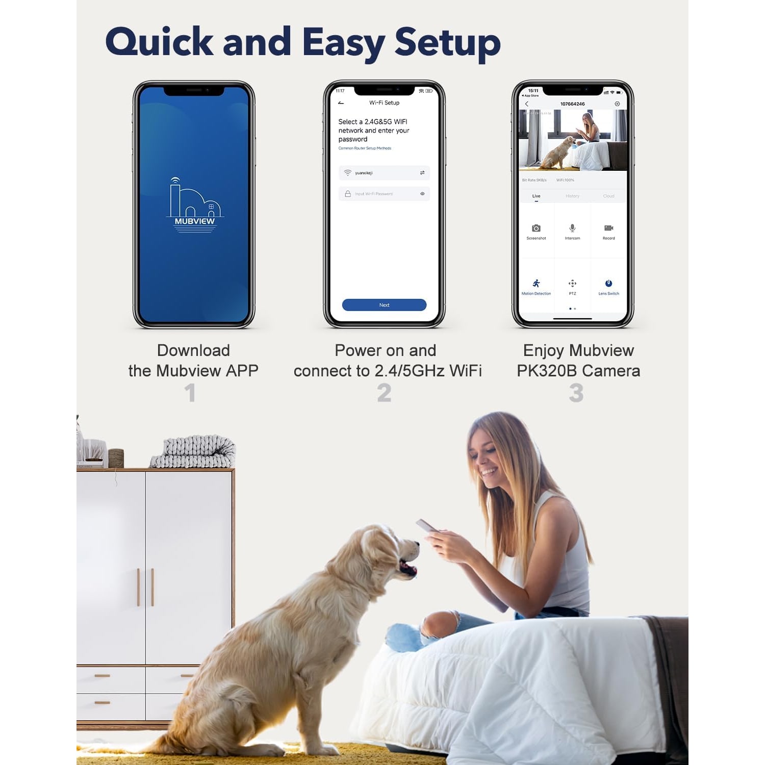 2K Indoor Security Camera with Pan and Tilt: image 9