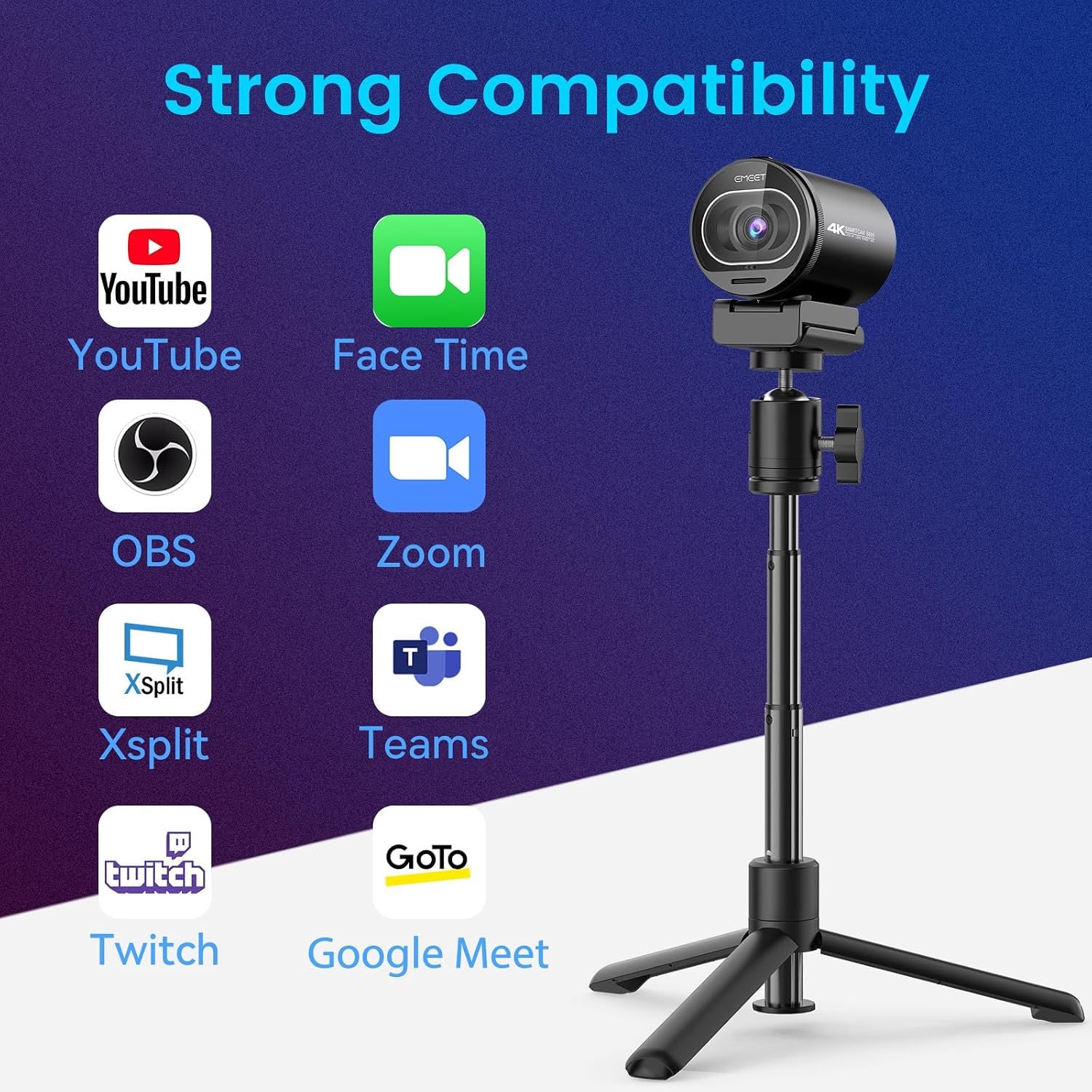 4K Streaming Webcam with PDAF Autofocus and Dual Noise-Cancelling Mics: image 9